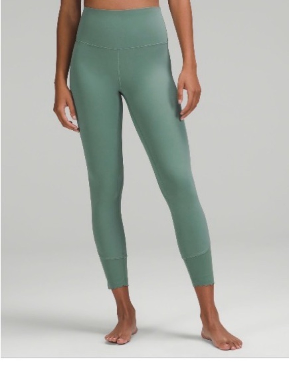 Lululemon Align Scalloped Hem High-Rise Tight 25” 14 Tidewater Teal